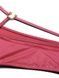 Трусики-чики жіночі люксові Victoria's Secret Strappy-Back Ring Hardware Cheeky Panty бордові  i91-ugn-6t5 фото 3