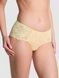 Трусики-чіки жіночі безшовні з мереживом PINK Victoria's Secret No-Show Cheeky Panty жовті 5rm-rb7-dox фото 1