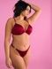 Трусики-стринги женские со стразами Victoria's Secret Shine Strap Thong Panty красные dxz-mxg-4he фото 4