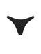 Трусики-стринги жіночі бавовняні Victoria's Secret Stretch Cotton Sparkle High-Leg Scoop Thong Panty чорні tf7-d07-w3w фото 2
