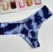 Трусики-стринги женские бесшовные PINK Victoria's Secret No-Show Thong Panty синие hdz-wwo-e32 фото 2