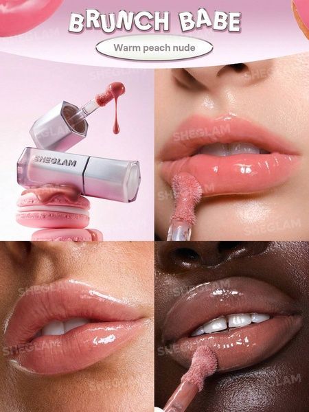 Блеск для губ Sheglam Glass Lock Air Gloss (012 Brunch Babe) 3,4 мл 3c6-i1b фото