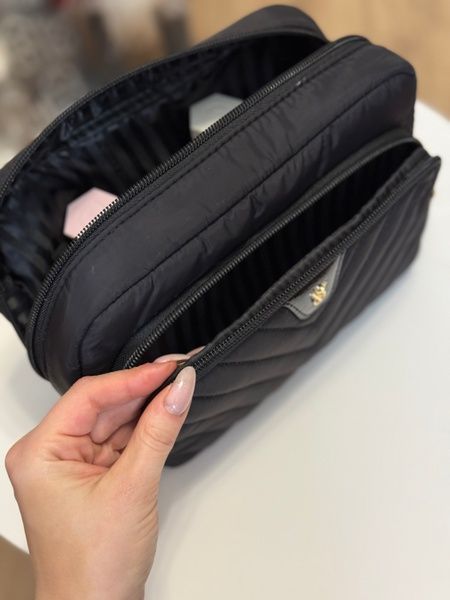 Косметичка черная Victoria's Secret Travel Makeup Pouch 815-1cb фото