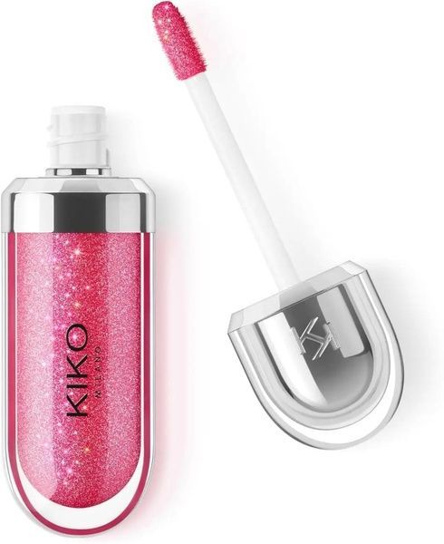Блеск для губ Kiko Milano 3D Hydra Lipgloss 6,5 мл 10 Sparkling Strawberry 516-827 фото