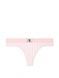 Трусики-стринги женские хлопковые с логотипом Victoria's Secret Logo Cotton Shine Patch Thong Panty розовые a9s-6yk-rsk фото 2