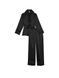 Пижама черная Victoria's Secret Dream Satin Wrap Top Long Pajama Set osi-qws-w0y фото 2