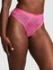 Трусики-бразилиана женские кружевные PINK Victorias Secret Wink Logo High-Cut Brazilian Panty розовые brq-e5c-r32 фото 1