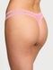 Трусики-стрінги жіночі мереживні Victoria's Secret Daisy Lace Thong Panty рожеві xyg-l46-pmy фото 2