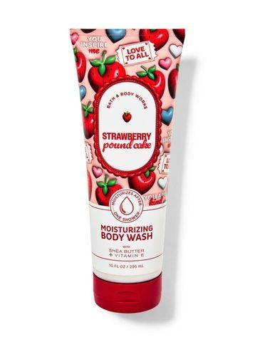 Крем-гель для душа STRAWBERRY POUND CAKE Body Wash Bath&Body Works, 296 мл b91-253 фото
