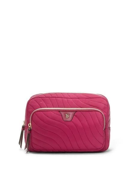 Косметичка малиновая Victoria's Secret Travel Makeup Pouch 397-0c2 фото