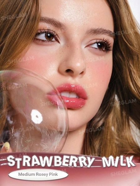 Блиск для губ Sheglam Glass Lock Air Gloss (118 Strawberry Milk) 3,4 мл 4aa-697 фото