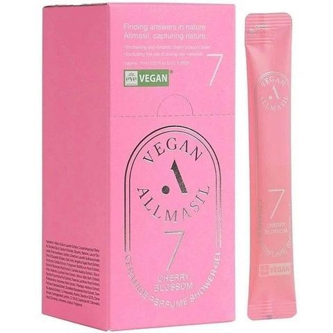 Гель для душу с цветущей вишней ALLMASIL Ceramide Perfume Shower Gel Cherry Blossom 8 мл 867-593 фото
