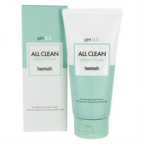 Очищающая пенка для лица pH 5.5 Heimish All Clean Green Foam 150 мл 1a9-a59 фото