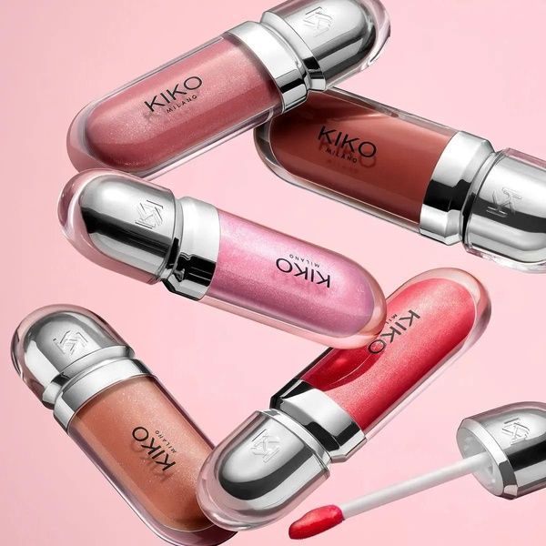 Блеск для губ Kiko Milano 3D Hydra Lipgloss 6,5 мл 11 Golden Red c44-2c7 фото