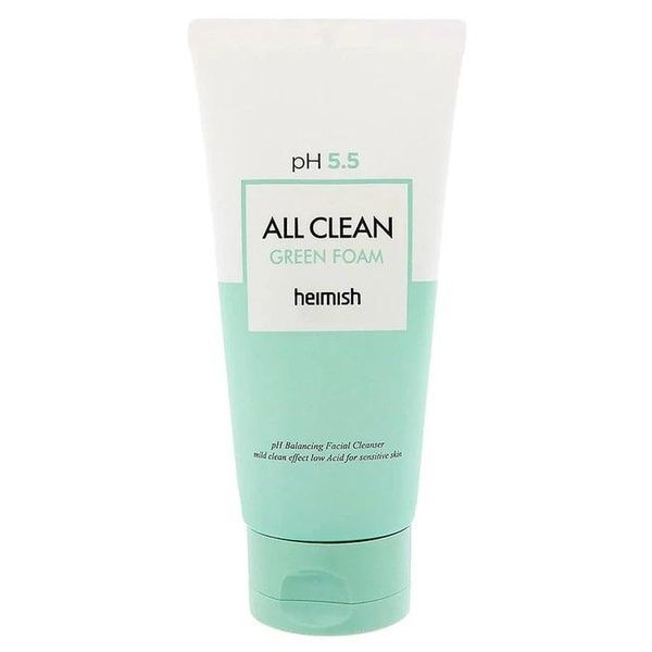 Очищающая пенка для лица pH 5.5 Heimish All Clean Green Foam 150 мл 1a9-a59 фото