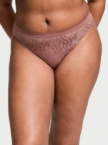 Трусики-бікіні з мікрофібри Victoria's Secret Seamless Bikini Panty коричневі tx5-e02-jkg фото