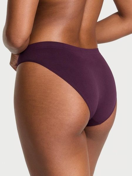 Трусики-бикини женские с микрофибры Victoria's Secret Seamless Bikini Panty бордовые 9mb-hz6-2ge фото