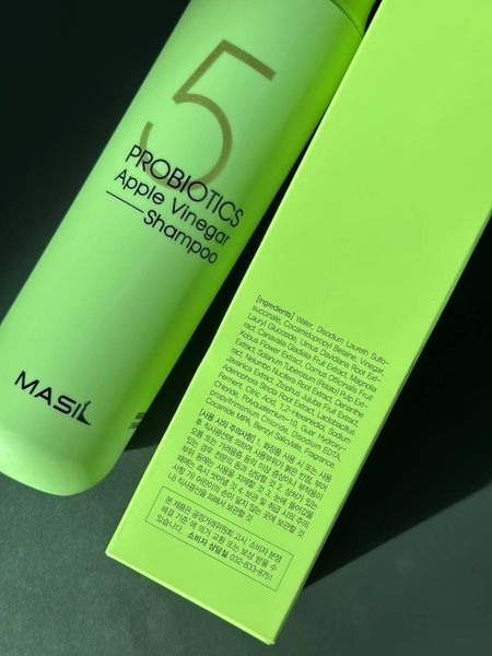 Шампунь для волос от перхоти с яблочным уксусом Masil 5 Probiotics Apple Vinegar Shampoo 300 мл 1000100012102 фото