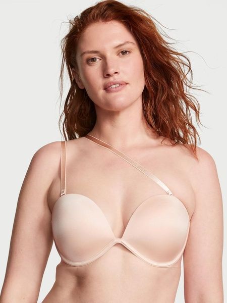 Бюстгальтер с пуш-ап Victoria's Secret Bare Every-Way Strapless Bra бежевый ivs-68r-fui фото
