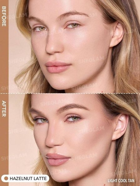 Контуринг 2 в 1 Sheglam Precision Sculpt Liquid Contour Duo-Hazelnut Latte 6b4-1i1 фото