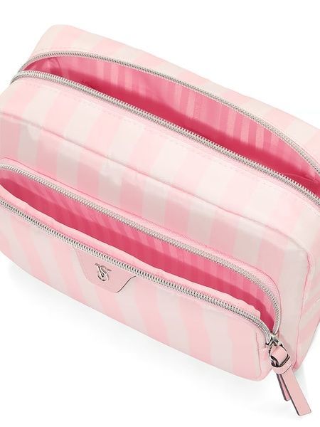 Косметичка розовая Victoria's Secret Travel Makeup Pouch 816-39a фото
