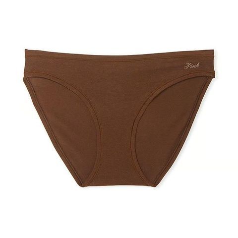 Трусики-бикини женские PINK Victoria's Secret Bikini Panty коричневые bwm-ah9-0wn фото