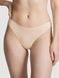 Трусики-стринги женские хлопковые PINK Victoria's Secret Logo Cotton High-Leg Thong бежевые 3pa-9zn-h6k фото 1