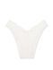Трусики-бразилиана женские кружевные PINK Victoria's Secret Wink V-Front Brazilian Panty белые kbm-gc7-6oo фото 4