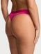Трусики-стринги женские хлопковые Victoria's Secret Logo Cotton Thong Panty розовые  e5t-q9c-65e фото 2