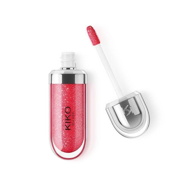 Блеск для губ Kiko Milano 3D Hydra Lipgloss 6,5 мл 12 Pearly Amaryllis Red c68-192 фото