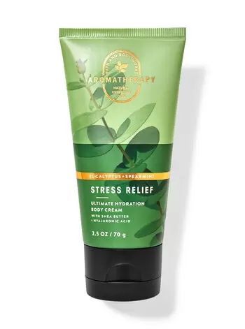 Мини-крем для тела Stress Relief EUCALYPTUS Bath&Body Works, 70 г 09c-330 фото