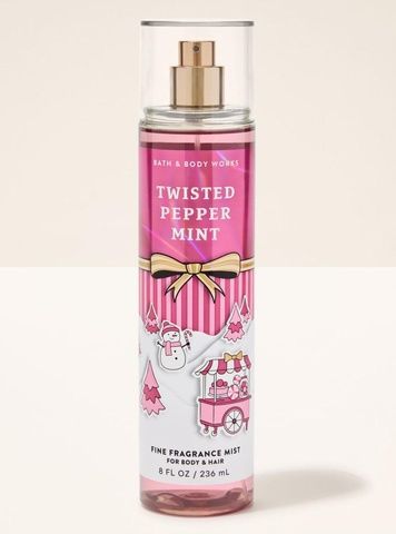 TWISTED PEPPERMINT - парфумований міст для тіла Bath&Body Works, 236 мл NEW 028018179 фото