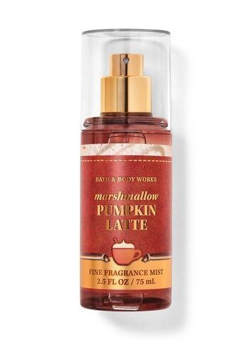 MARSHMALLOW PUMPKIN LATTE - парфюмированный мини-мист для тела Bath&Body Works, 75 мл b01-5b8 фото