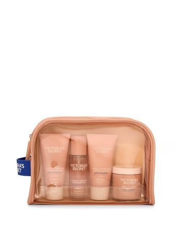 Подарунковий набір Victoria's Secret Vanilla Orchid Sandalwood Body Care Gift Set ft. Reusable Travel Bag 25166097 фото