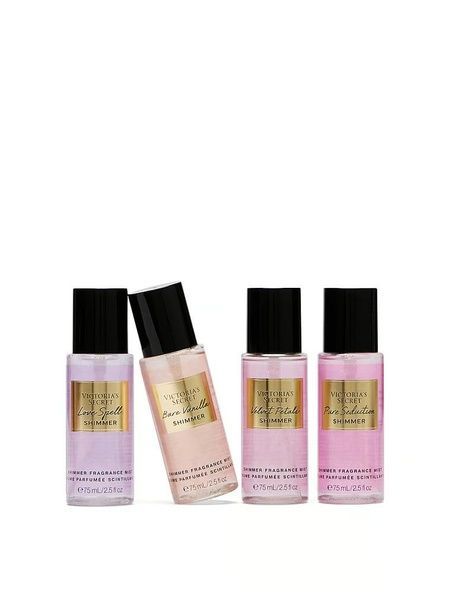 Подарунковий набір міні-містів з шимером (4 шт) Victoria's Secret Shimmer Mist Discovery Gift Set 11i-520 фото