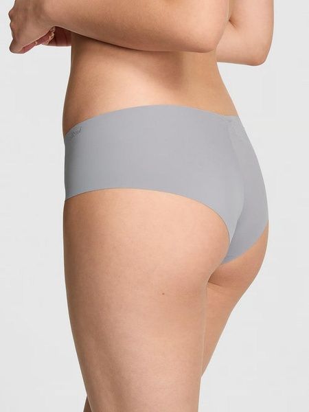 Трусики-чики женские бесшовные PINK Victoria's Secret No-Show Cheeky Panty серые  gbp-ja8-9wx фото