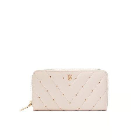 Кошелек белый Victoria's Secret Large Wallet with Zip 546-68i фото