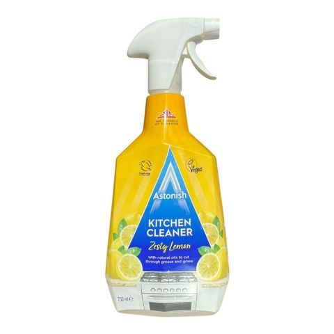 Спрей для чистки кухни и обезжиривание Astonish Kitchen Cleaner лимон 750 мл 584-192 фото