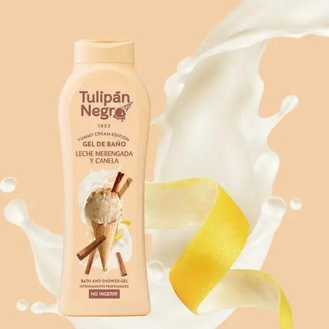 Гель для душа TULIPAN NEGRO Leche Merengada y Canela - Молочное бизе, 650 мл ac7-307 фото