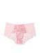 Трусики-чики женские бесшовные с кружевом PINK Victoria's Secret No-Show Cheeky пудровые yu6-qor-fmb фото 2