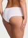 Трусики-чики жіночі бавовняні Victoria's Secret Cotton Lace-Waist Cheeky Panty білі axp-3wg-geo фото 3