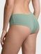 Трусики-чики женские хлопковые Victoria's Secret Cotton Pointelle Lace-Trim Cheeky Panty зеленые gvl-5w8-sqz фото 2