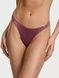 Трусики-стринги люксовые со стразами Victoria's Secet Logo Shine Strap Thong Panty бордовые 3l7-lkx-0eh фото 1