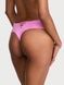 Трусики-стринги женские бесшовные Victoria's Secret No Show Strappy Thong Panty сиреневые  8ez-c13-3bq фото 2