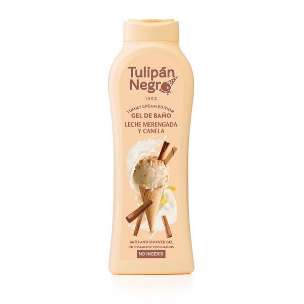 Гель для душу TULIPAN NEGRO Leche Merengada y Canela - Молочне бізе, 650 мл ac7-307 фото