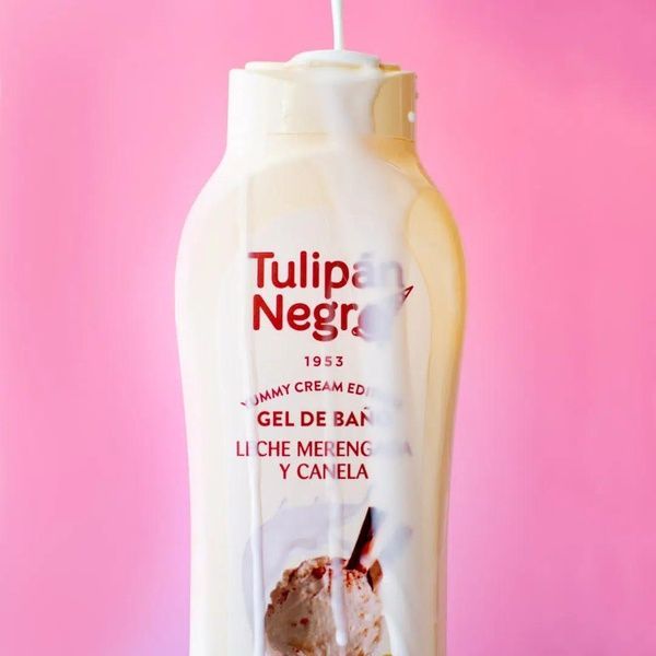 Гель для душу TULIPAN NEGRO Leche Merengada y Canela - Молочне бізе, 650 мл ac7-307 фото