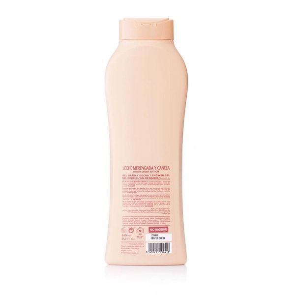 Гель для душу TULIPAN NEGRO Leche Merengada y Canela - Молочне бізе, 650 мл ac7-307 фото
