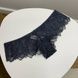 Трусики-чіки жіночі люксові мереживні Victoria's Secret темно-сині iq1-r89-tfe фото 2