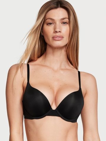 Бюстгальтер с двойным пуш-ап Victoria's Secret Bombshell Push-Up Bra черный mk0-mmr-5vy фото