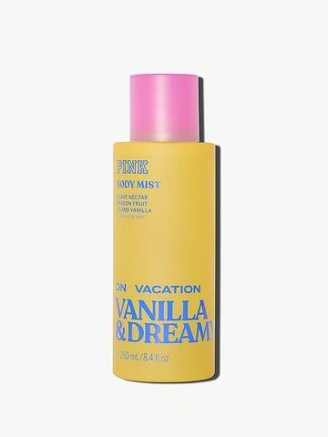 Vanilla & Dreamy On Vacation - парфюмированный спрей (мист) для тела PINK Victoria's Secret, 250 мл c53-bc7 фото
